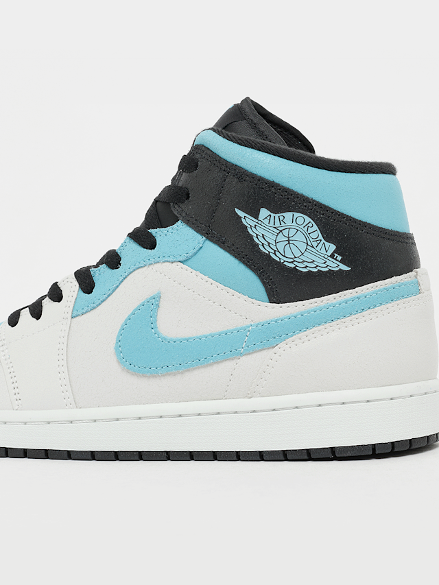 Jordan, Air Jordan 1 Mid SE summit white/blue chill-black, white, Image 7 of 7