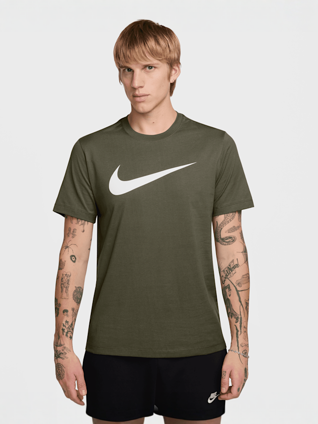 Nike, Sportswear Tee Icon Swoosh, green, Image 1 of 3