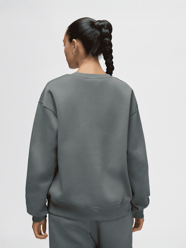 Jordan, Brooklyn Fleece Crew Graphics, grey, Image 2 of 5