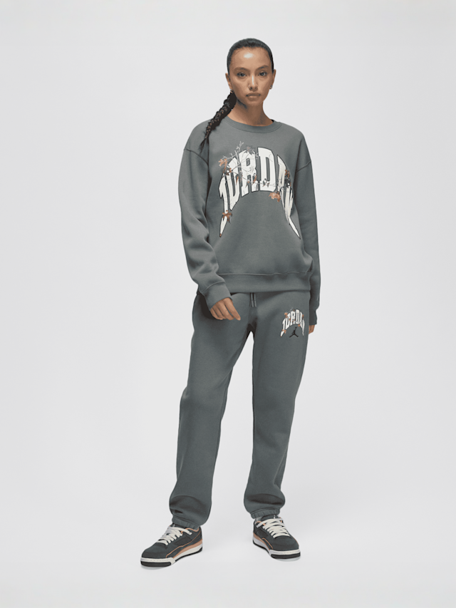 Jordan, Brooklyn Fleece Crew Graphics, grey, Image 5 of 5