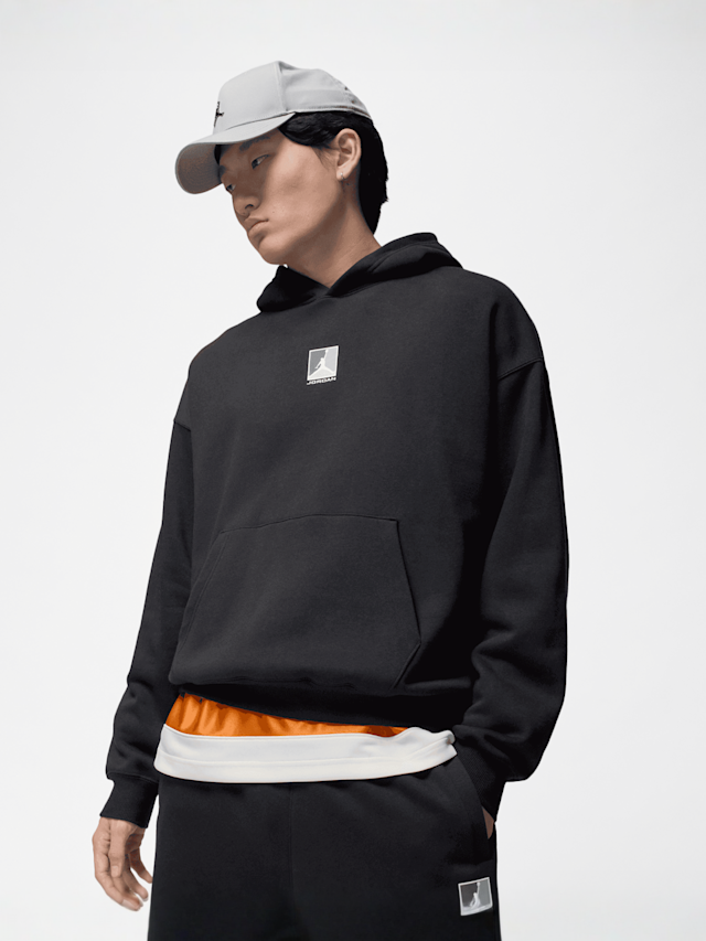 Jordan, Brooklyn Fleece Graphic Hoodie, black, Image 1 of 6