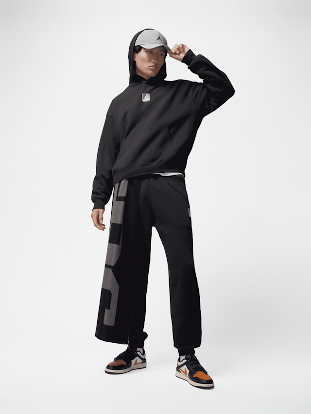 Jordan, Brooklyn Fleece Graphic Hoodie, black, Image 6 of 6