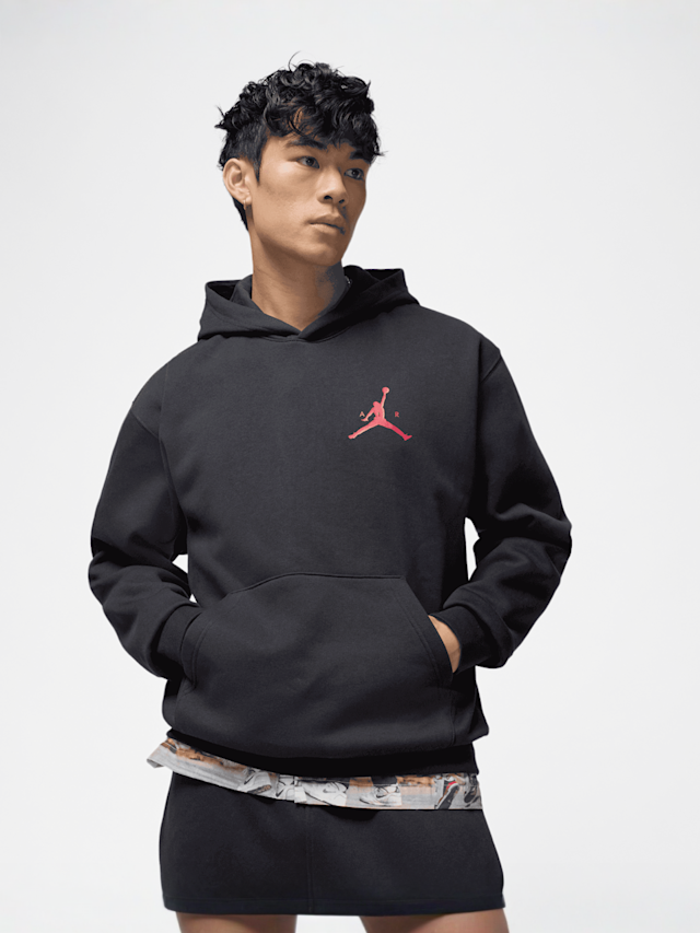 Jordan, Jumpman Fleece Hoodie, black, Image 1 of 6