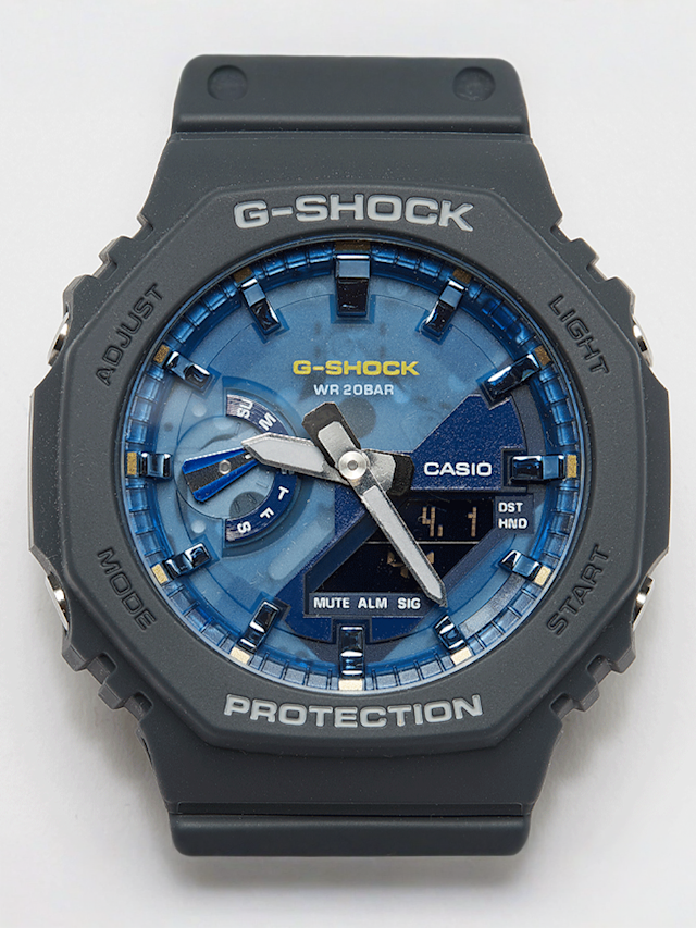 G-SHOCK, GA-2100AS-2AER, blue, Image 1 of 3