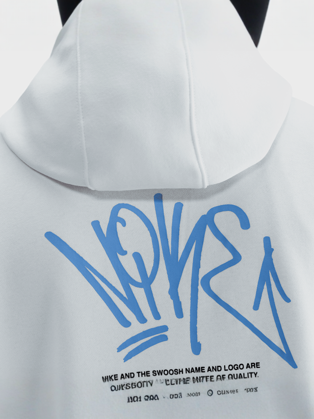 Nike, Sportswear PO Hoodie, white, Image 4 of 5