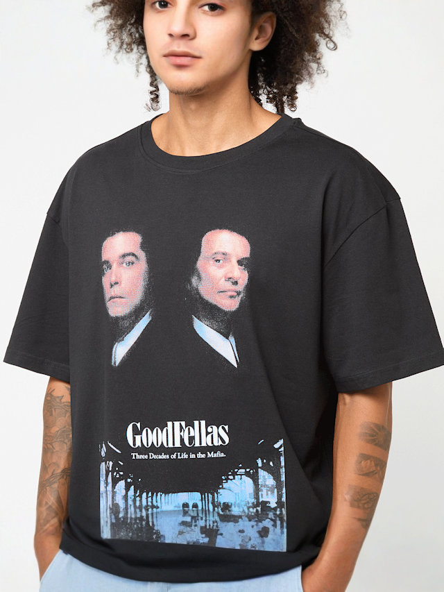 Mister Tee, Goodfellas Poster Lightweight Oversize Tee, black, Image 3 of 4