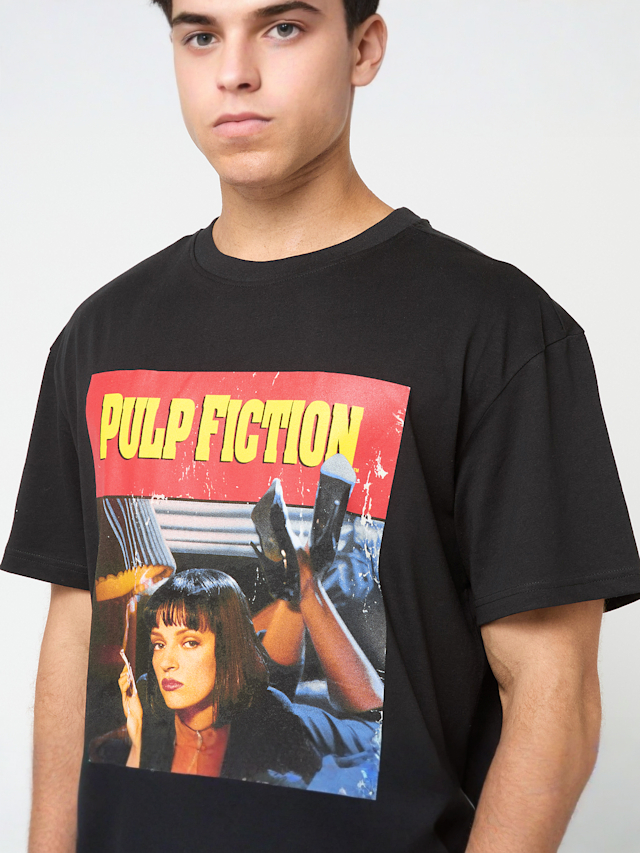 Mister Tee, Pulp Fiction Clean Oversize Tee, black, Image 3 of 4