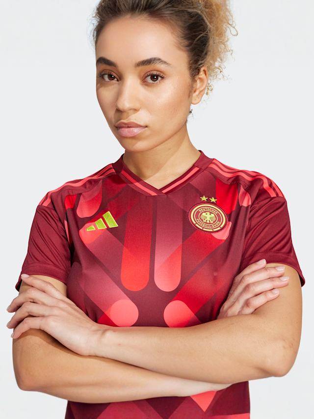 adidas Originals, DFB 25 (Women's Team) Away Jersey, red, Image 3 of 6