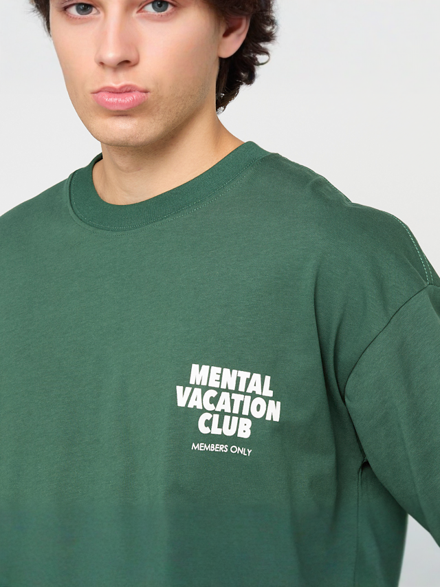 Another Cotton Lab, Mental Vacation Oversized T-Shirt, green, Image 3 of 6