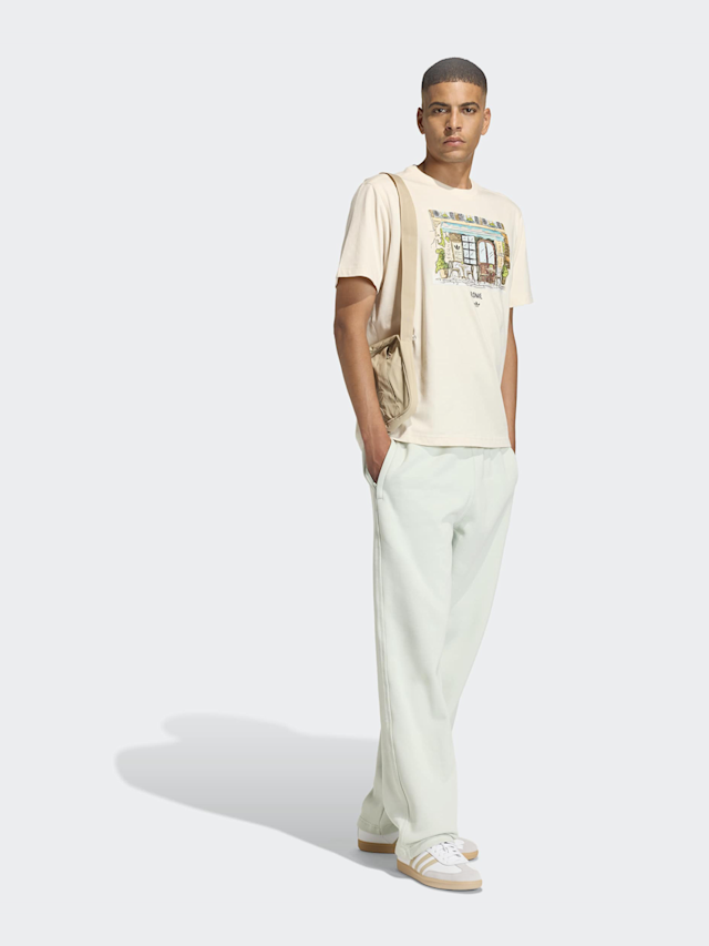 adidas Originals, ESS NC OH PANTS linen green f22 aejs, beige, Image 5 of 5