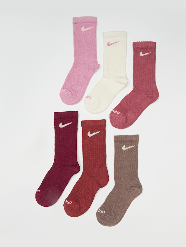 Nike, 6 PACK - Performance Basic Crew Socks, multi-colour, Image 1 of 2