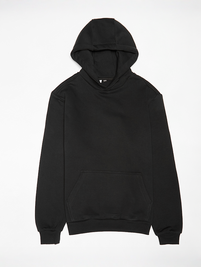 Urban Classics, Kids Fluffy Hoody, black, Image 1 of 3