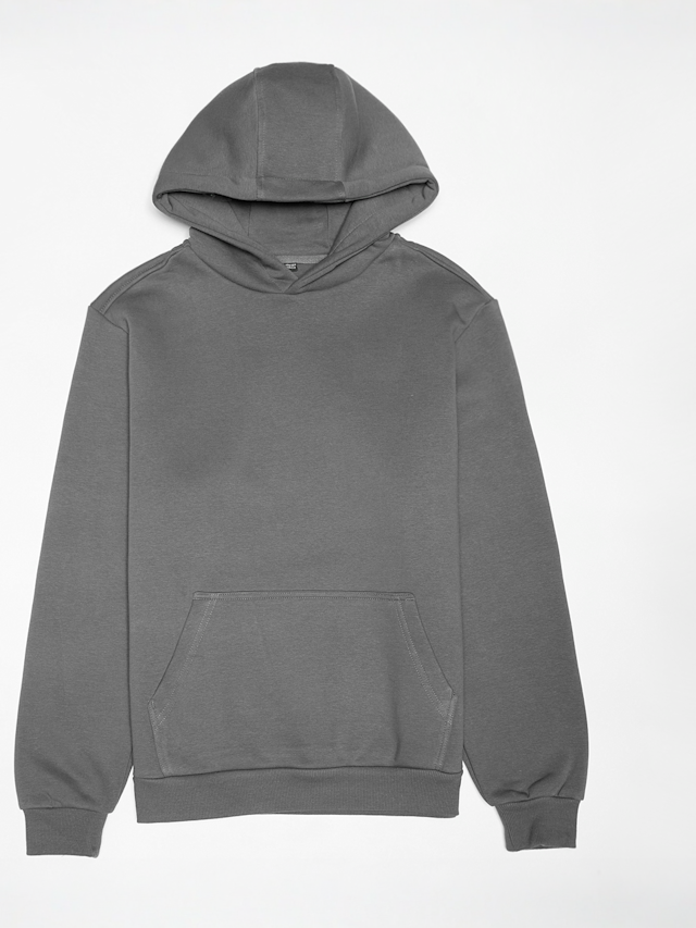 Urban Classics, Kids Fluffy Hoody, grey, Image 1 of 3