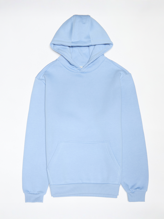 Urban Classics, Kids Fluffy Hoody, blue, Image 1 of 3