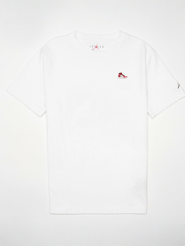 Jordan, AJ1 Patch Short Sleeve Tee, white, Image 1 of 4
