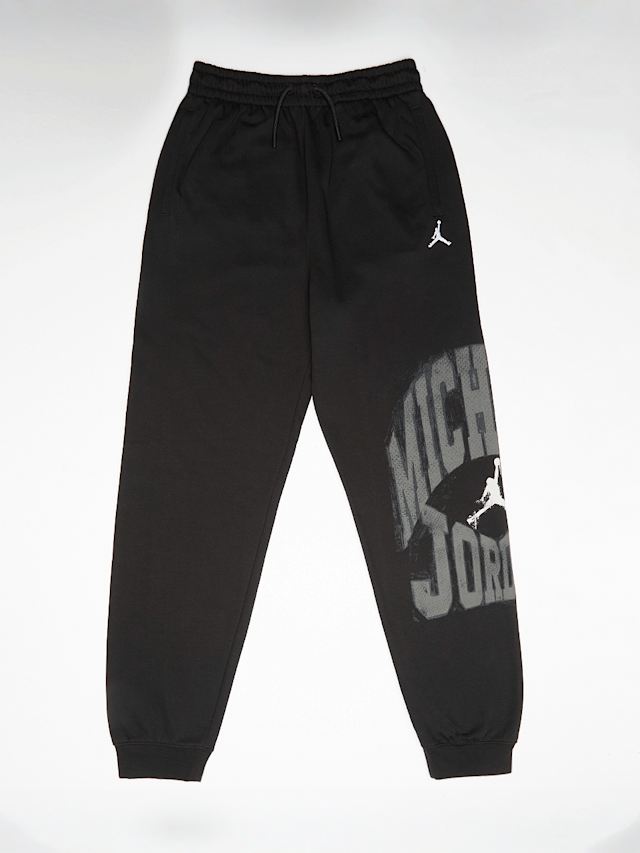 Jordan, JDB Michael Jordan MVP High Brand Read Jumpman Fleece Pant, black, Image 1 of 5