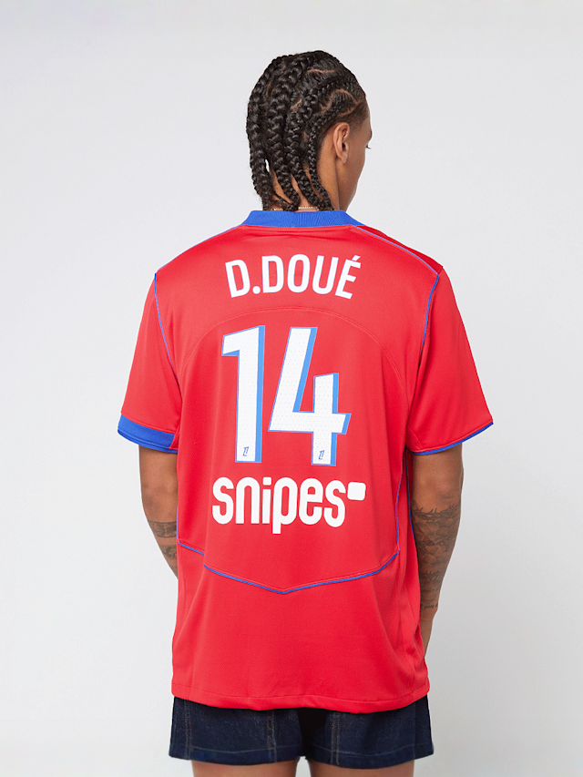 Nike, PSG Y NK DF JSY SS STAD 3R - D. Doué - 14, red, Image 2 of 7