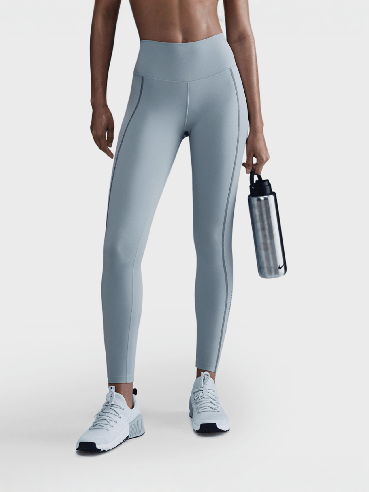 One Fitted High-Rise Leggings, blue (XS)