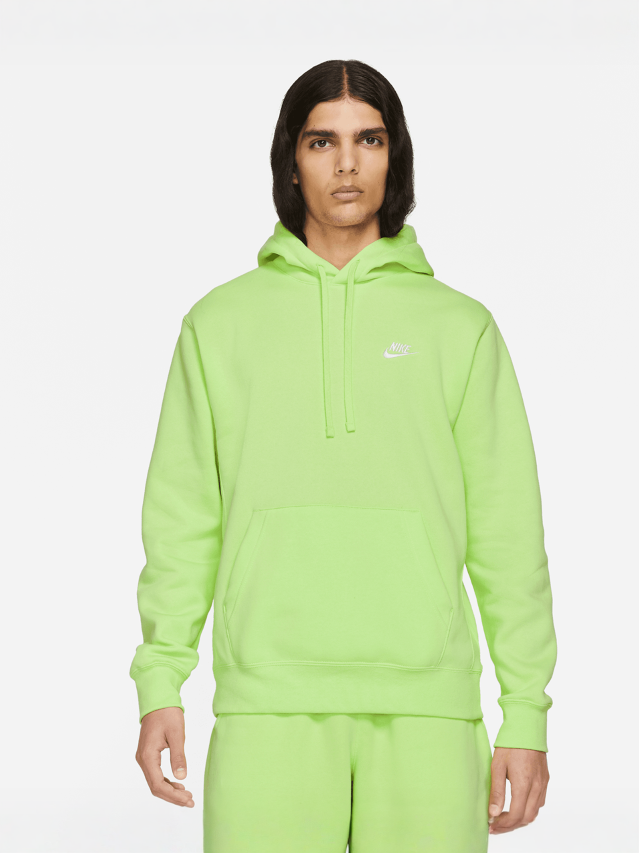 Nike Sportswear Snipes Hoodie Neon Gelb Nike Club Fleece Hoodie