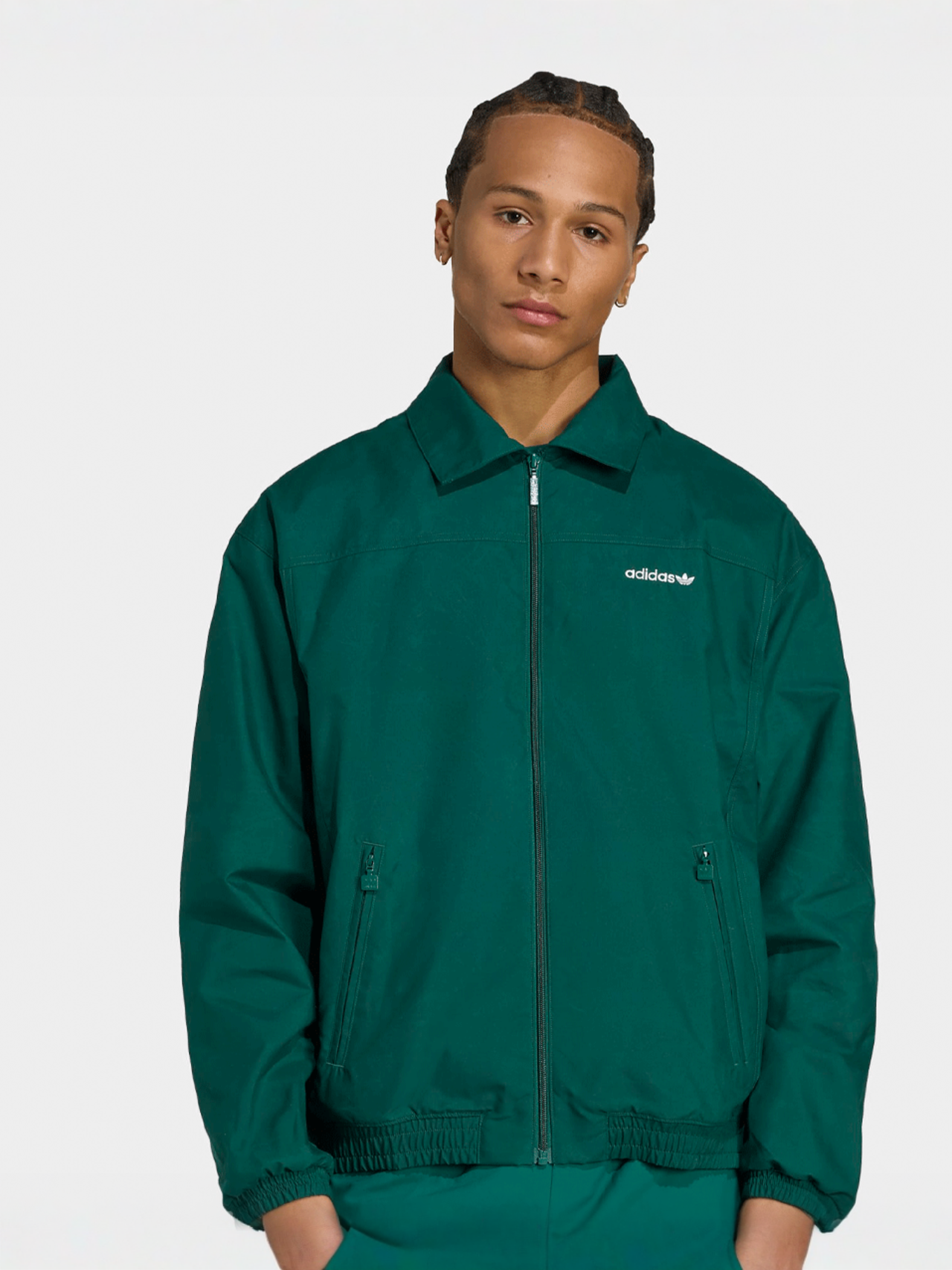 adidas gazelle silver green womens adidas Originals Brushed Woven Track Top - JX3071 | SNS