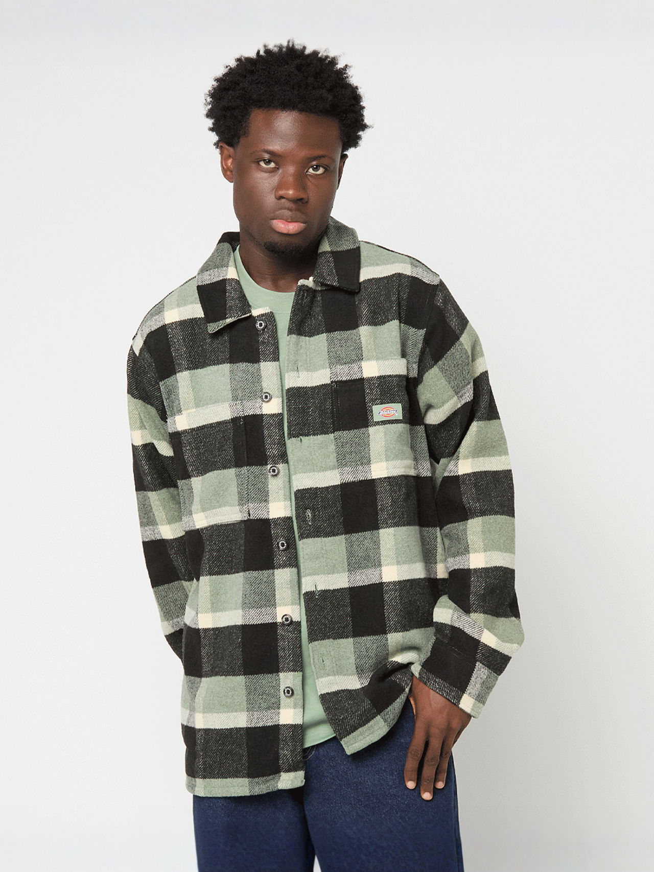 PLAID COALING LS SHIRT sea spray | SNIPES