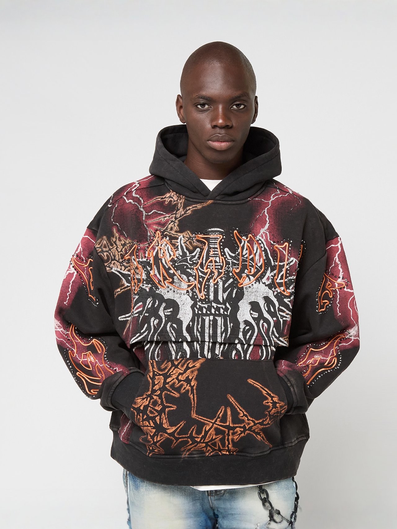 PARADISE FLEECE HOODIE BLACK | SNIPES