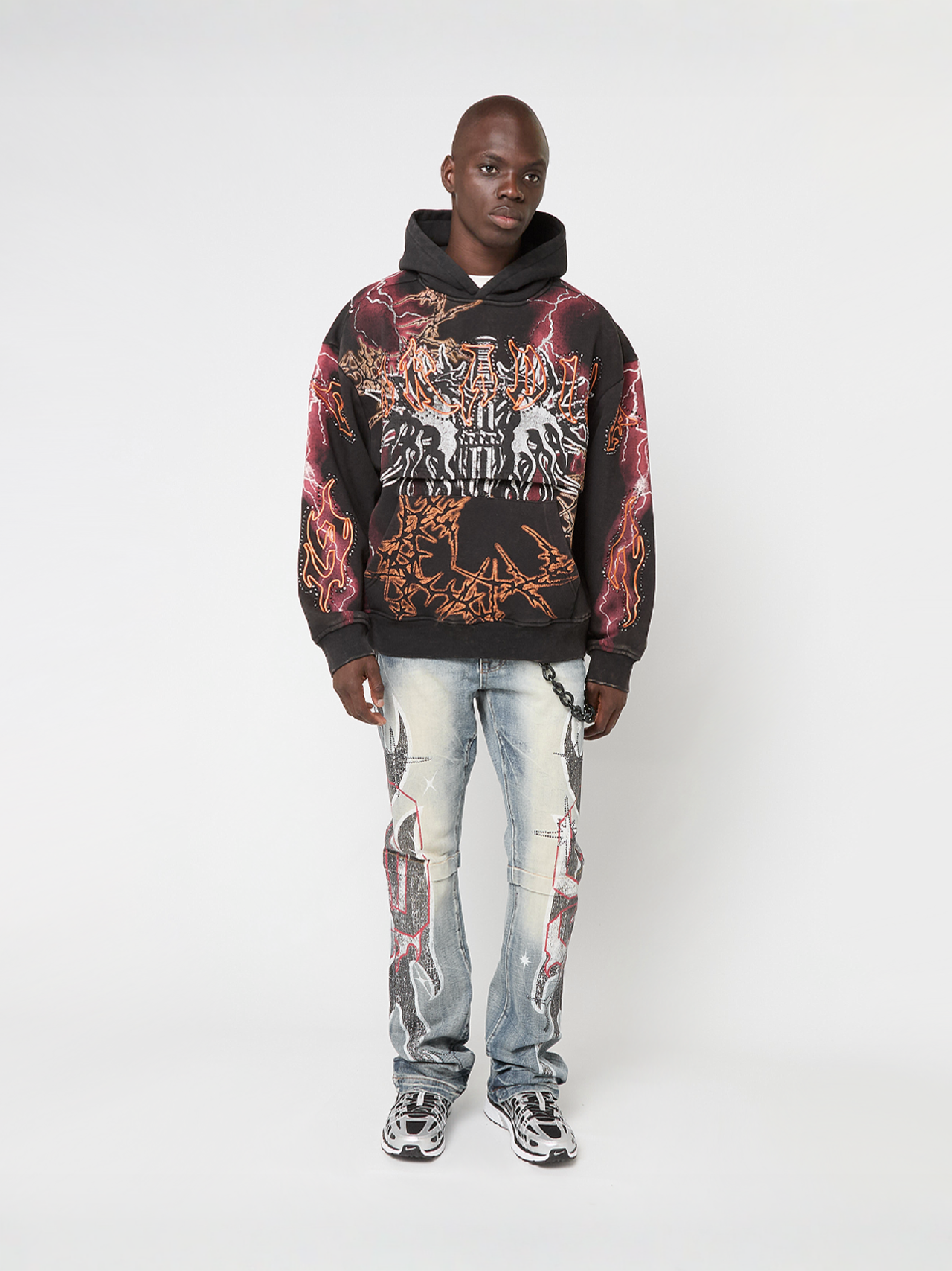 PARADISE FLEECE HOODIE BLACK | SNIPES
