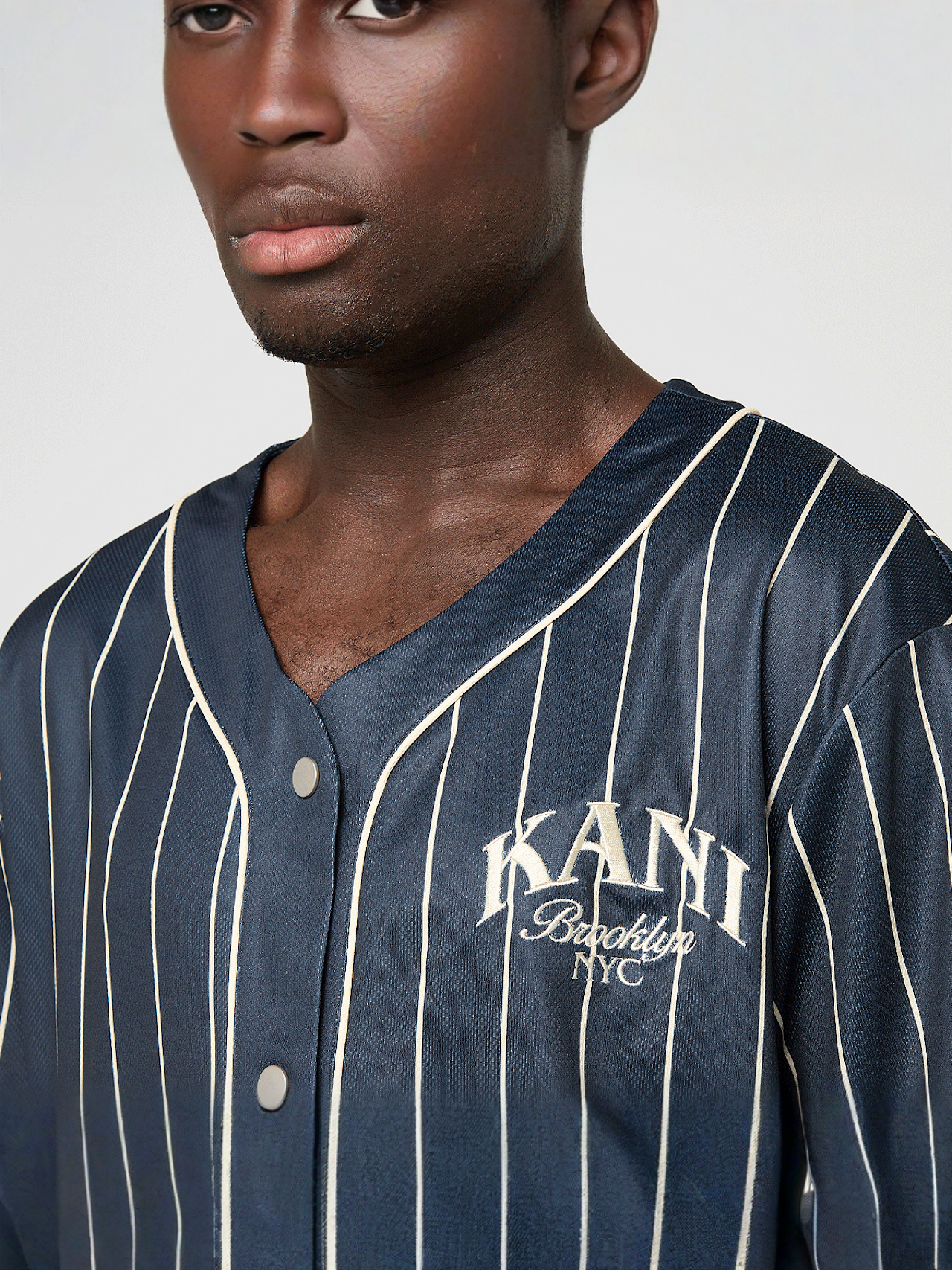 Kani Pinstripe Baseball Jersey | SNIPES