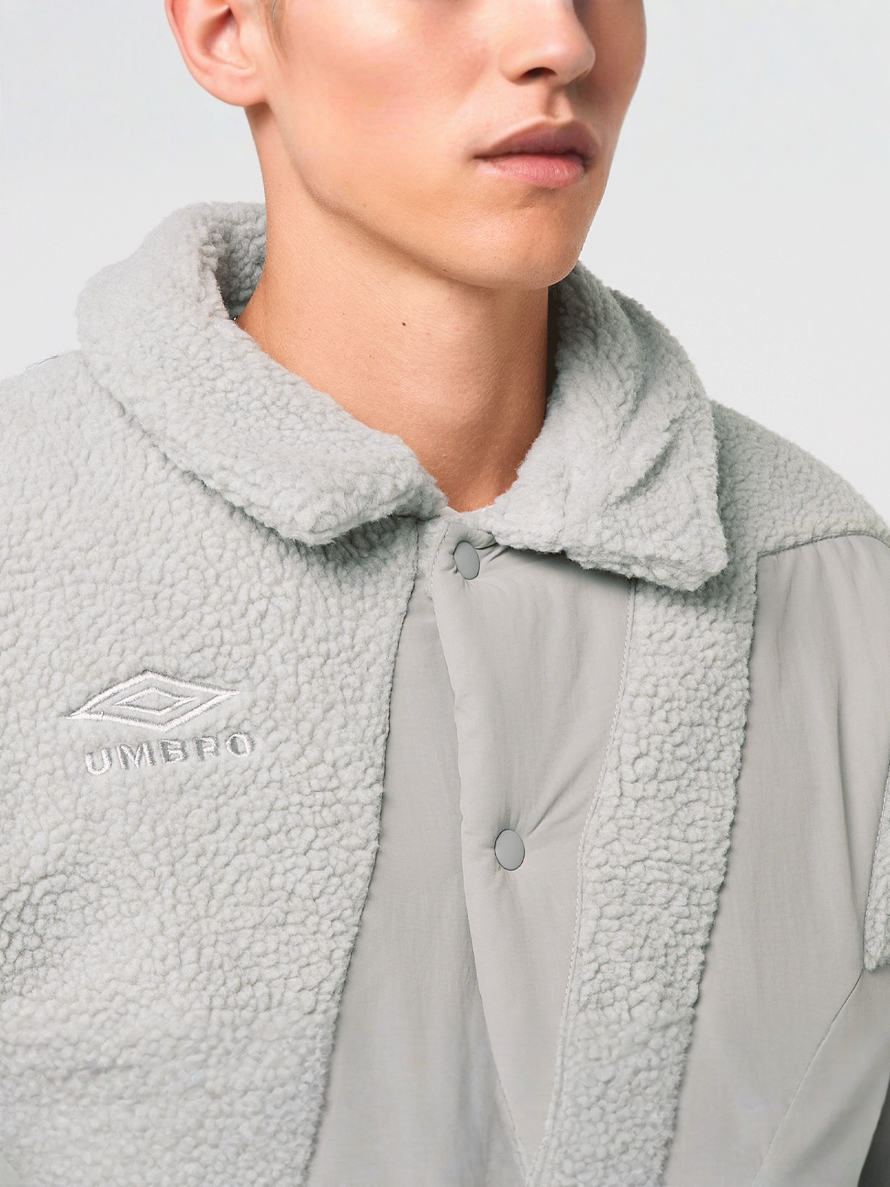 FLEECE COACH JACKET harbor mist/ultimate gray | SNIPES