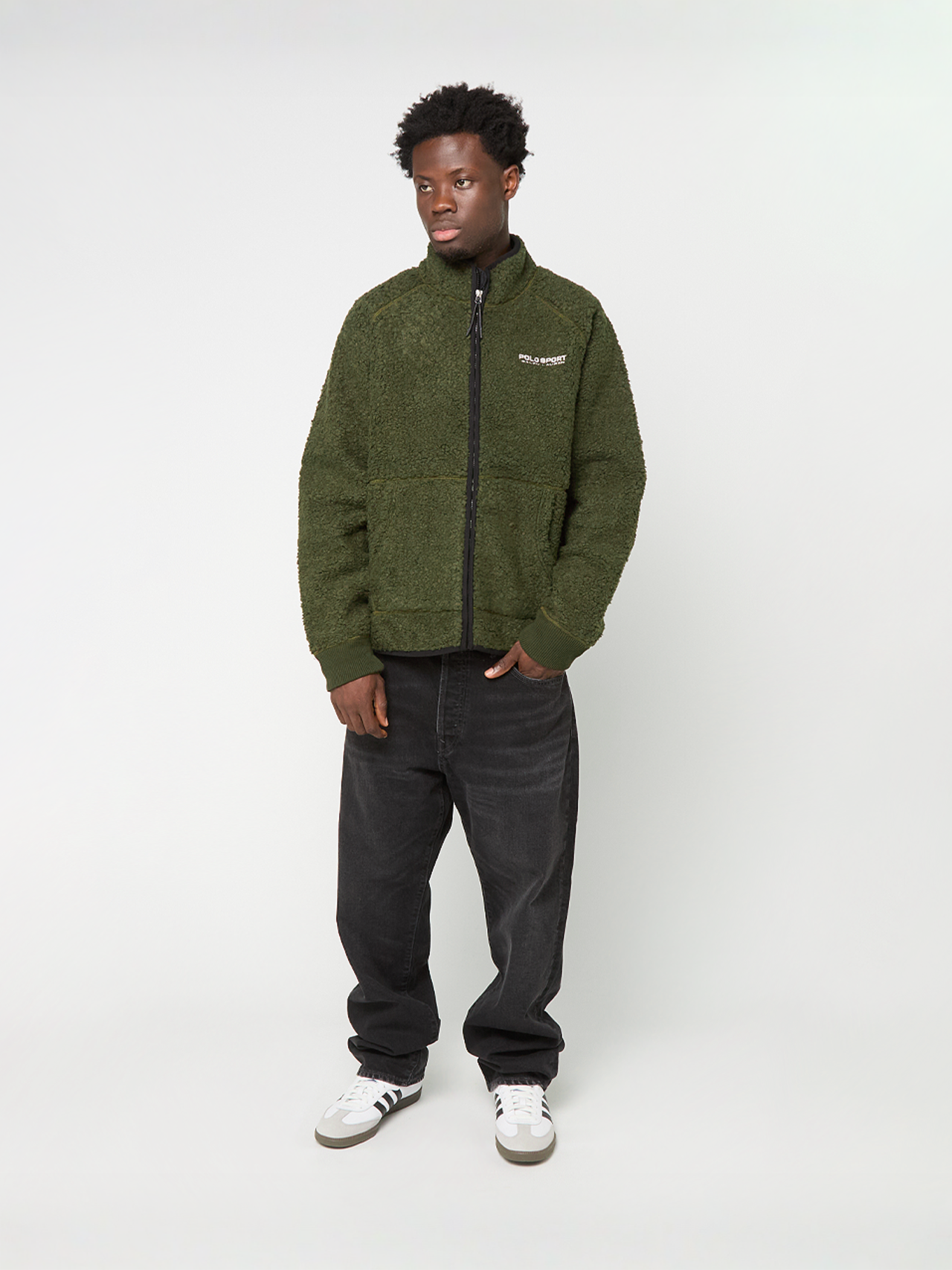 LSFZM6-LONG SLEEVE-FULL ZIP company olive | SNIPES