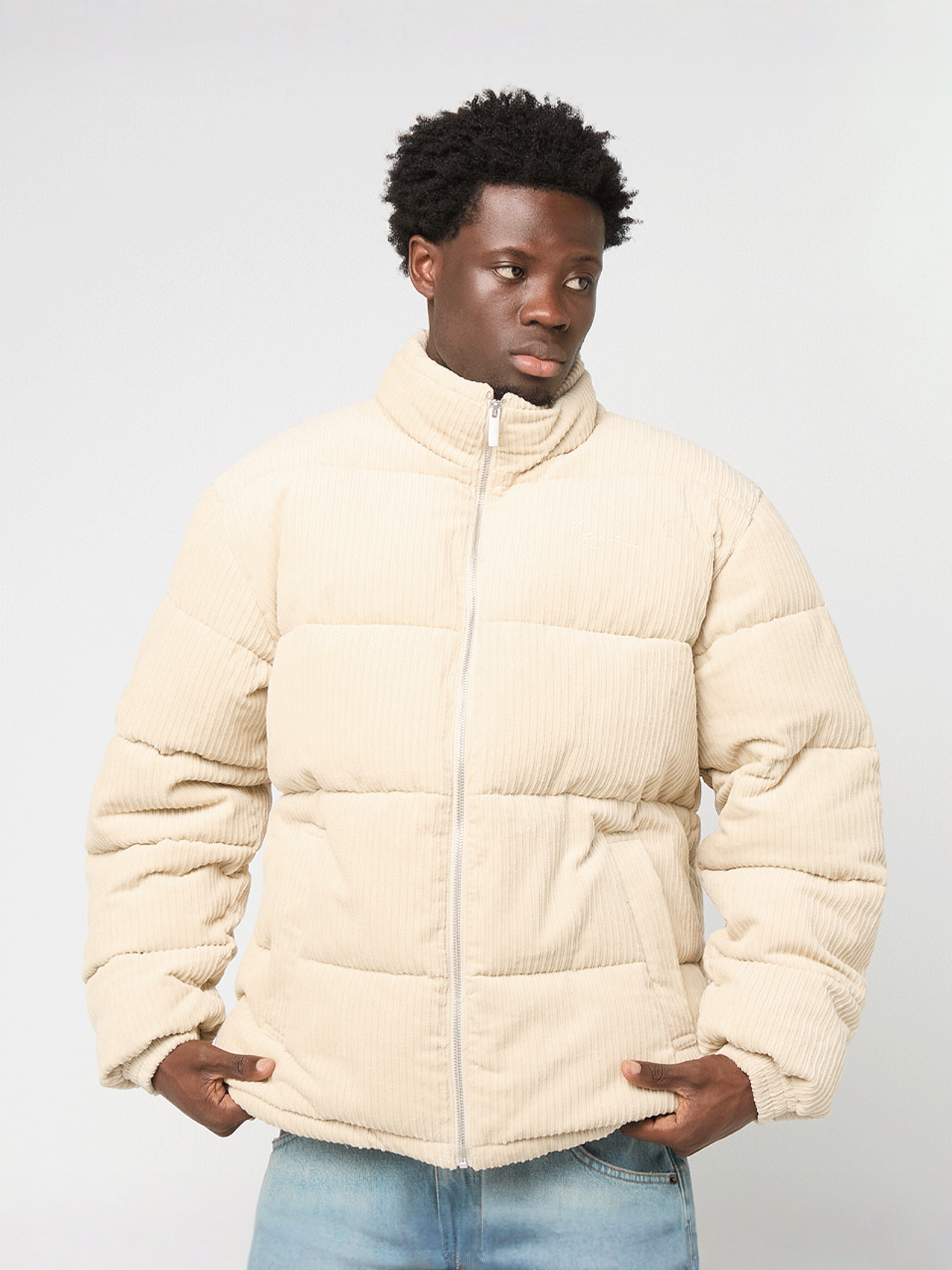 Signature Corduroy Puffer Jacket | SNIPES