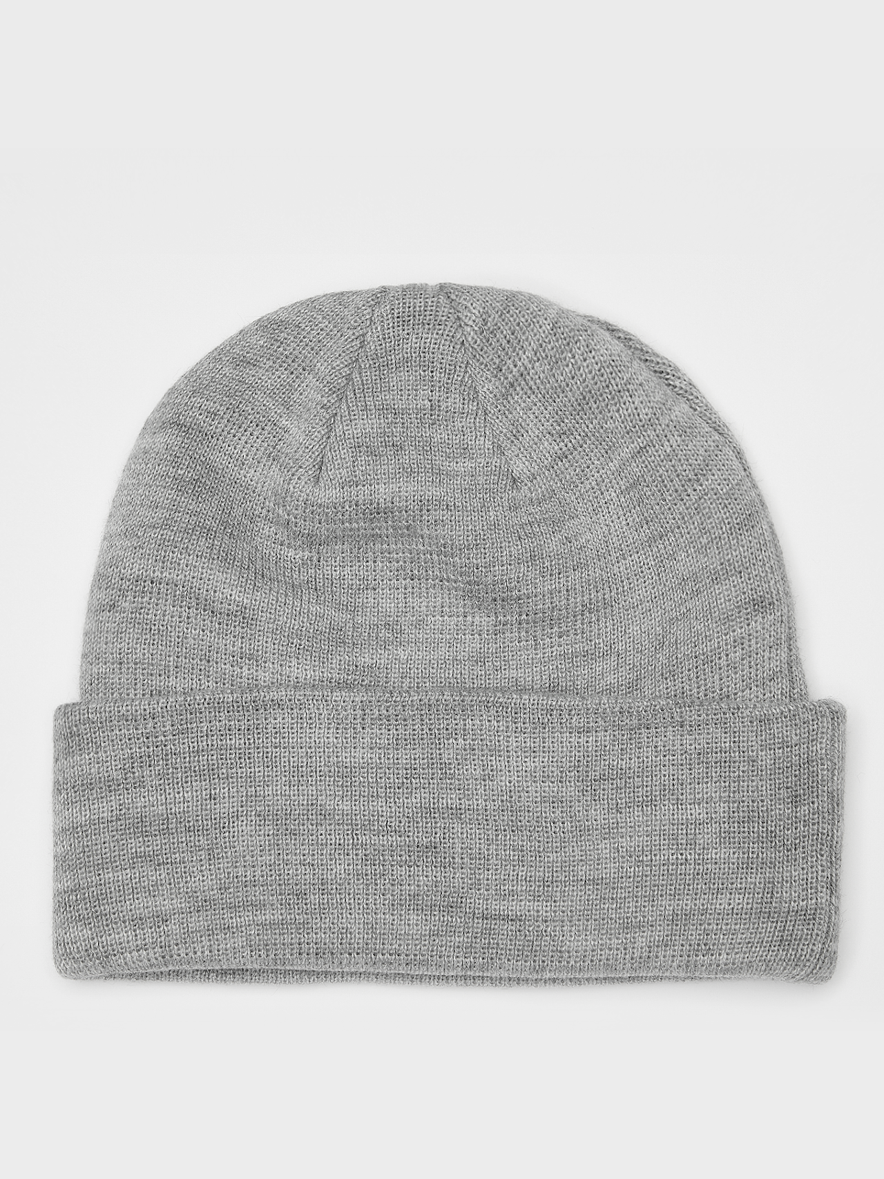 Woven Label Basic Logo Beanie grey melange | SNIPES
