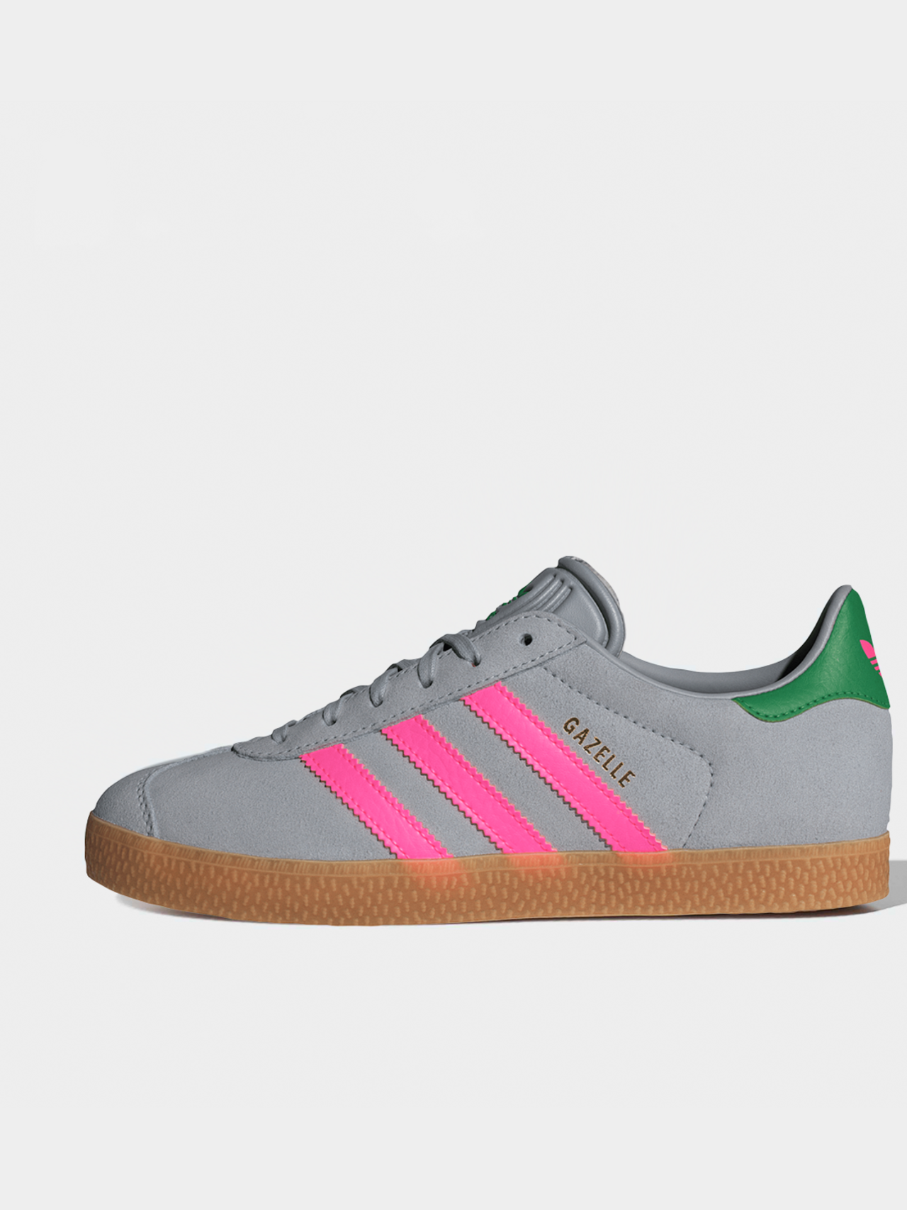 adidas gazelle silver green womens ADIDAS ORIGINALS Women's Gazelle Sneakers in Brown and Pink  Pavidas