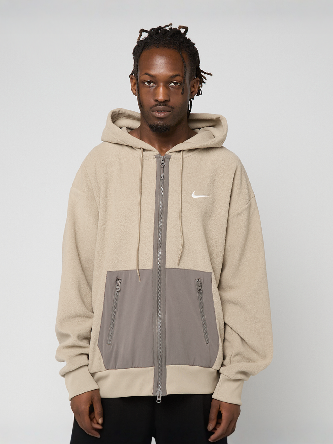 Nike ベージュ ジップアップジャケット Sportswear Polar Fleece Top Fullzip | SNIPES