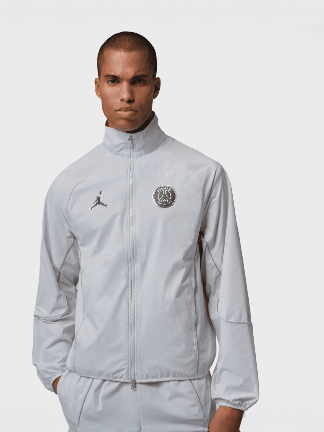 新品タグ付 JORDAN PSG アンセムジャケット XL グレー PSG Dri-FIT JAM Anthem Jacket | SNIPES