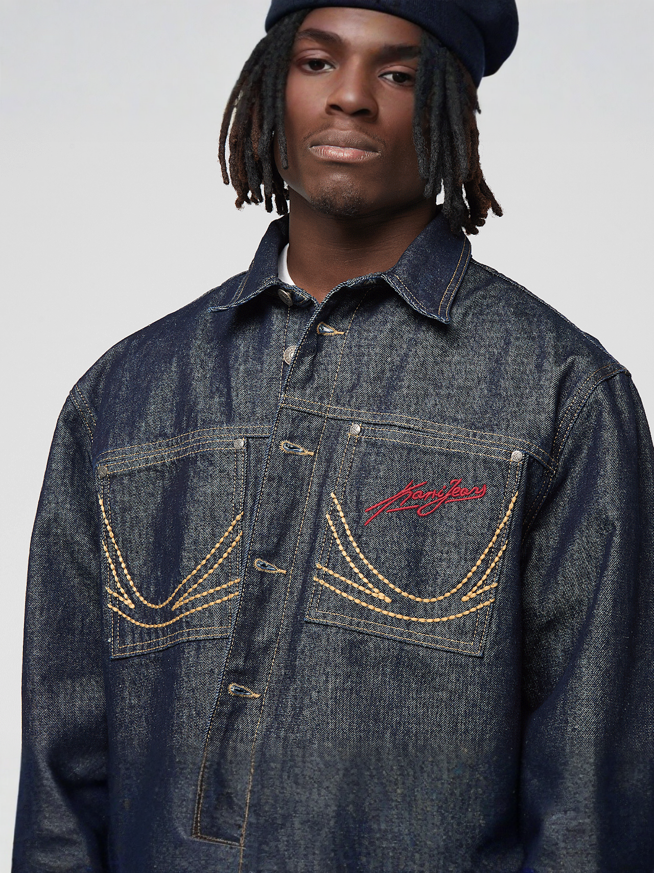 Kani Jeans Cropped Rinsed Denim Jacket | SNIPES