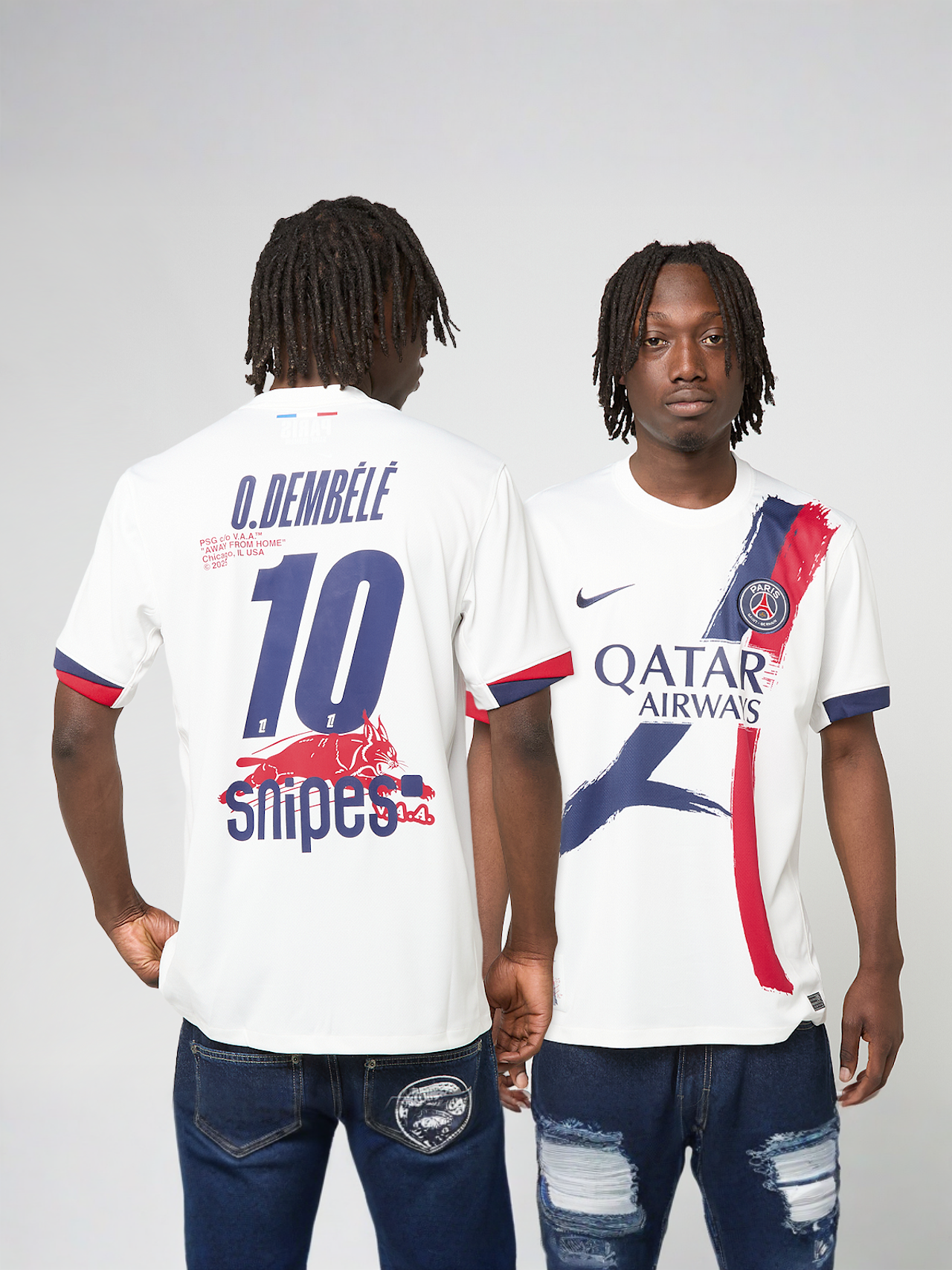 Dembélé / No. 10 / Virgil Abloh Archive / PSG DRI-Fit Jersey