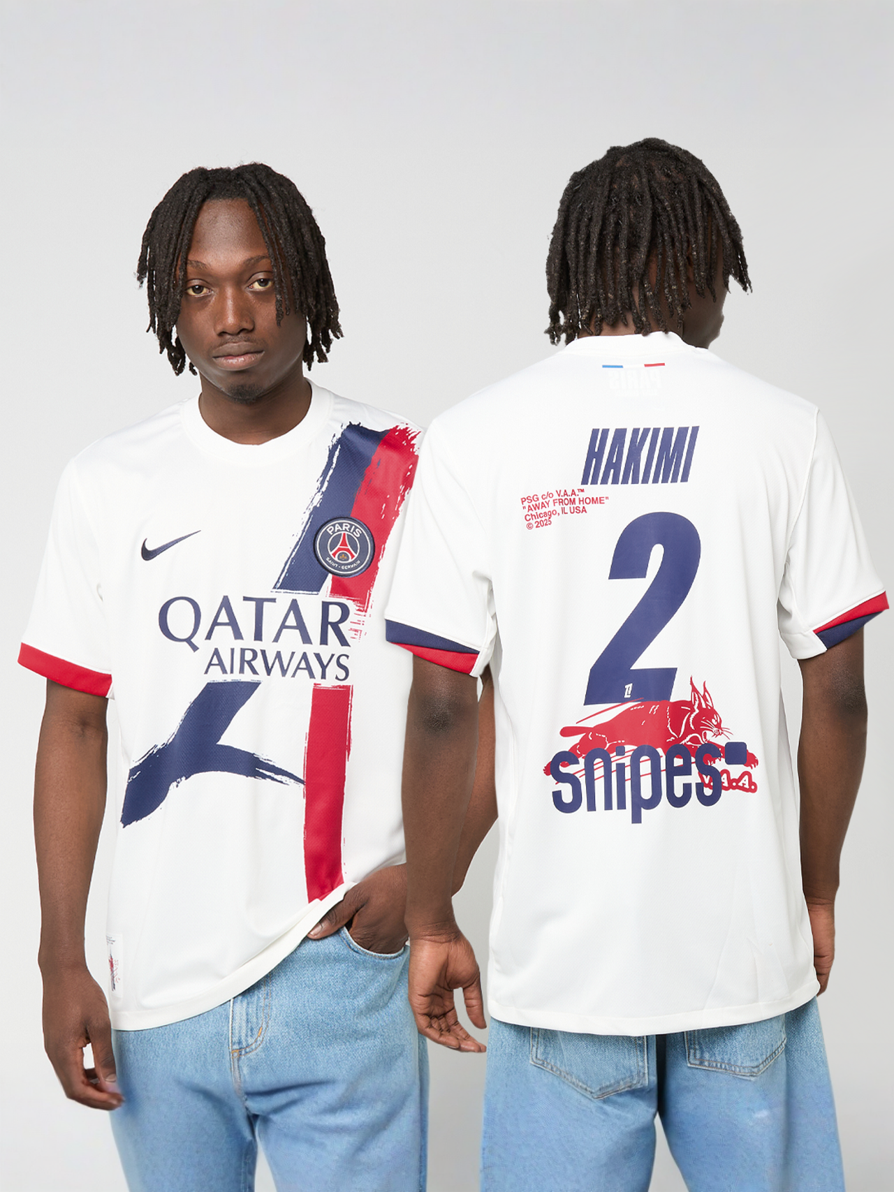 Hakimi / No. 2 / Virgil Abloh Archive / PSG DRI-Fit Jersey