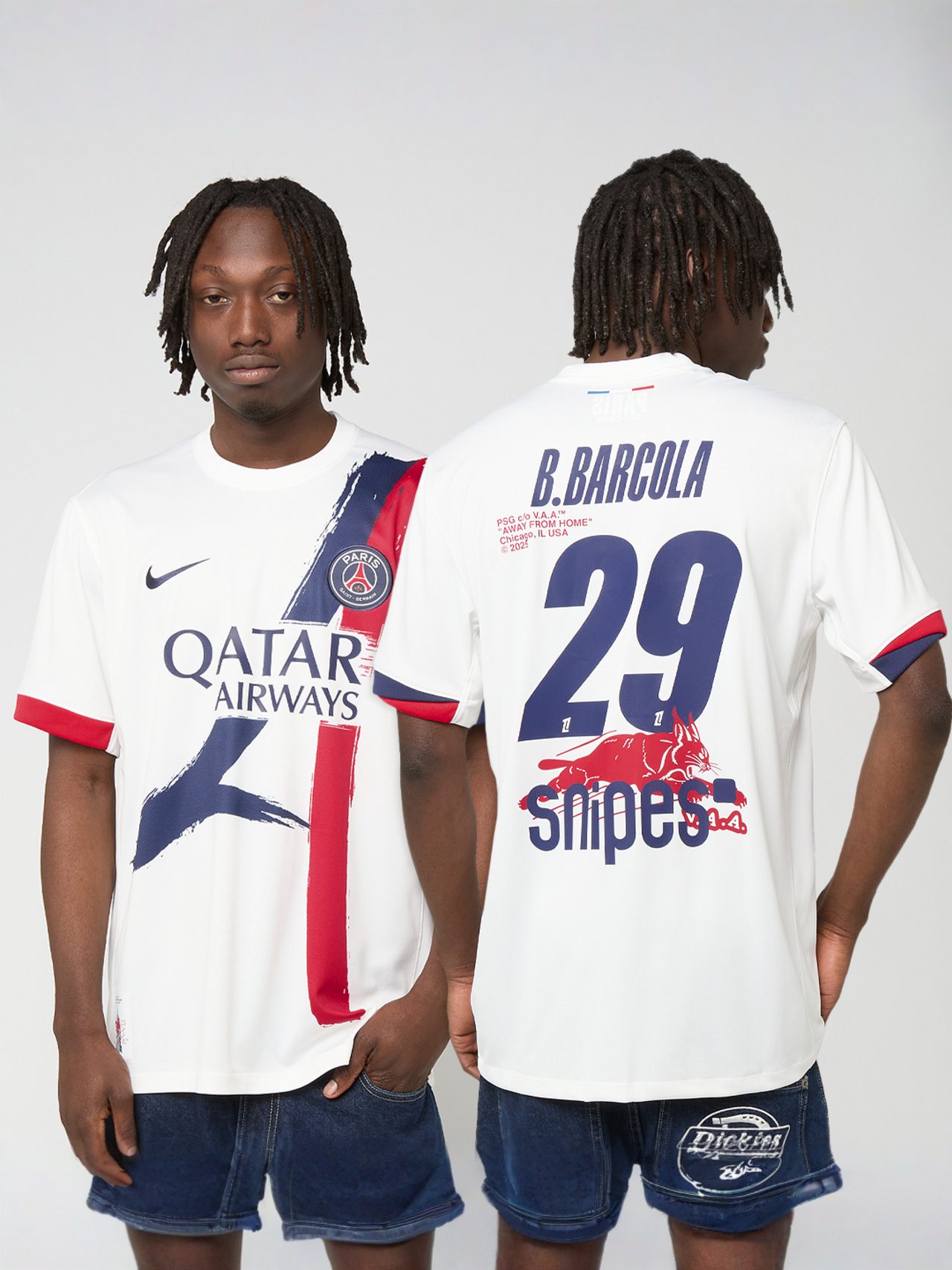 B. Barcola / No. 29 / Virgil Abloh Archive / PSG DRI-Fit Jersey
