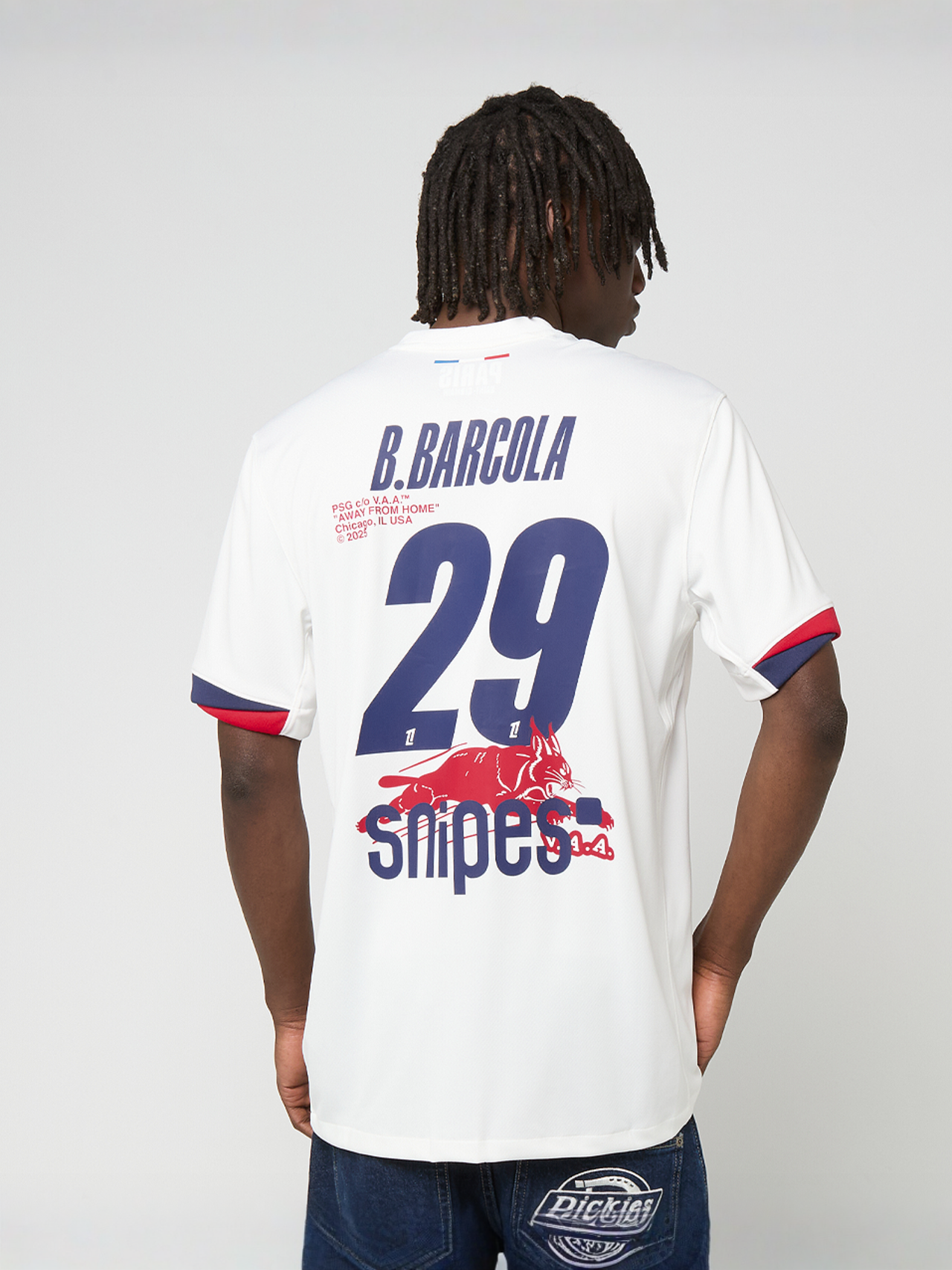 B. Barcola / No. 29 / Virgil Abloh Archive / PSG DRI-Fit Jersey