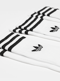 adidas Originals, 3 PACKS - adicolor High Crew Socks, white, Image 2 of 2