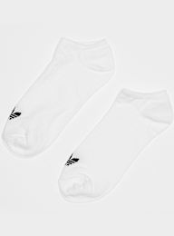 adidas Originals, 3 PACK - adicolor Trefoil No Show Socks, white, Image 1 of 2