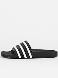adidas Originals, Adilette, black, Image 1 of 5