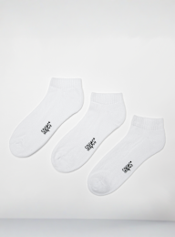 SNIPES, 3 PACK - LoCut Socks, wit, Afbeelding 1 van 2