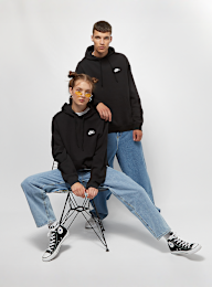 Nike, Sportswear Club Fleece Pullover Hoodie, black, Image 4 of 4