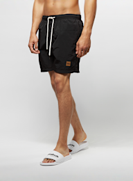 Urban Classics, Block Swim Shorts, black, Image 1 of 5