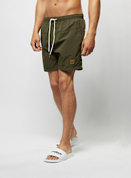 Urban Classics, Block Swim Shorts, green, Image 1 of 5