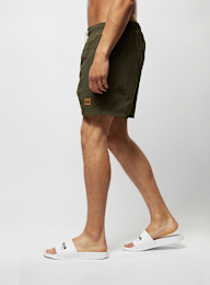 Urban Classics, Block Swim Shorts, green, Image 2 of 5