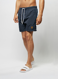 Urban Classics, Block Swim Shorts, blue, Image 1 of 5