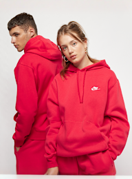 Nike, Sportswear Club Fleece Hoodie, red, Image 1 of 5